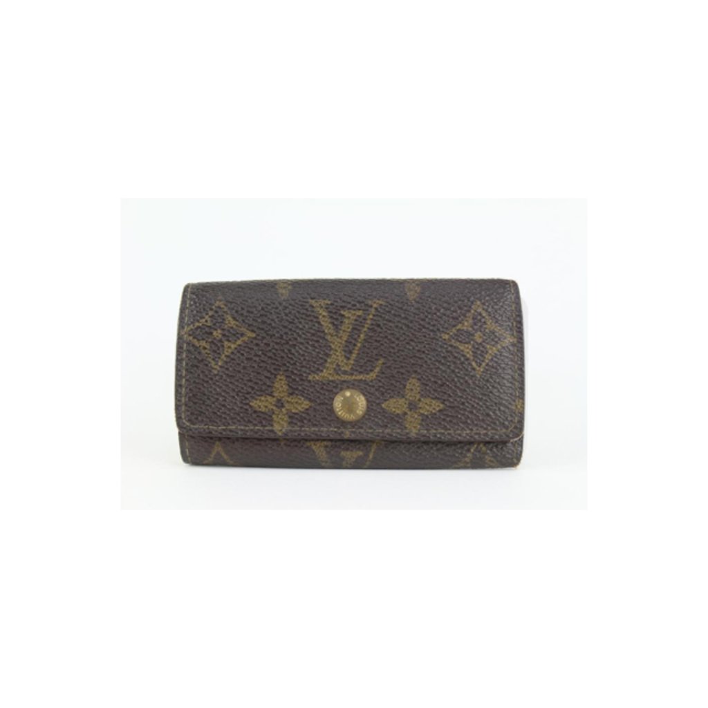 Louis Vuitton Monogram 4 Key Holder Multicles Case 1130lv15